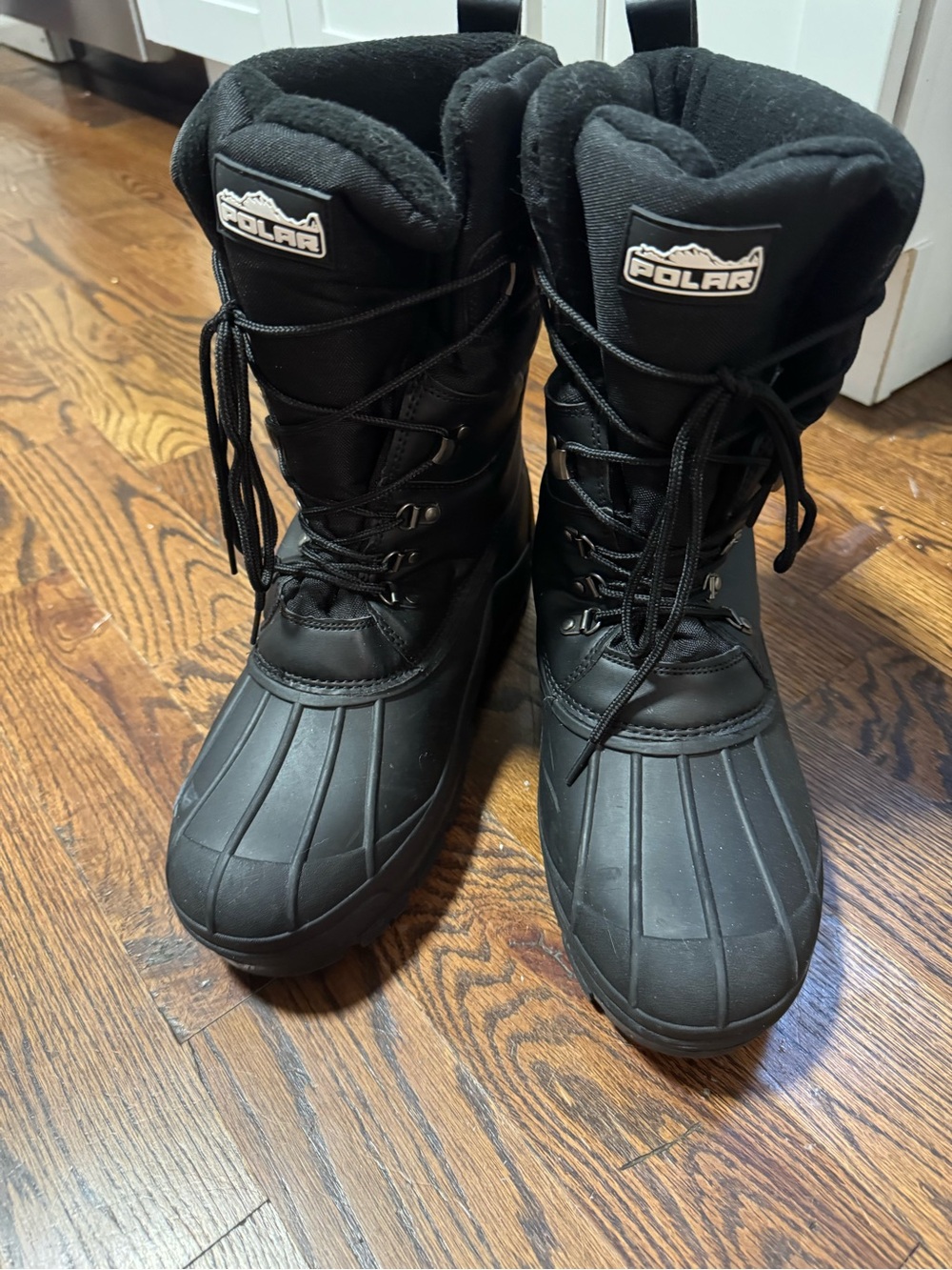 Men's Black Rain & Snow Boots - Insulated Waterproof Winter Boots